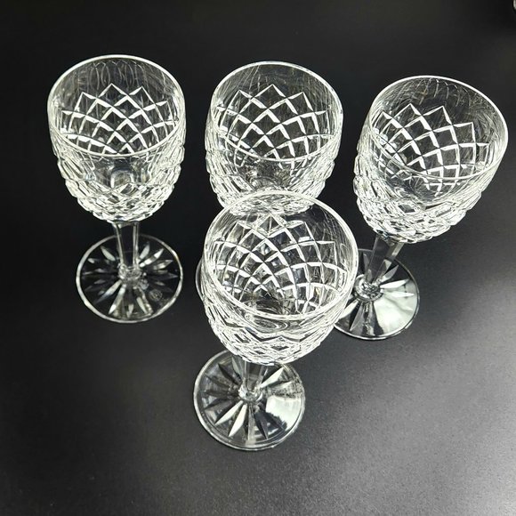 Vintage - Set of 4 - 6.5 Vintage Wine Comeragh (Cut) by WATERFORD CRYSTAL - Set of 4 - 6.5\